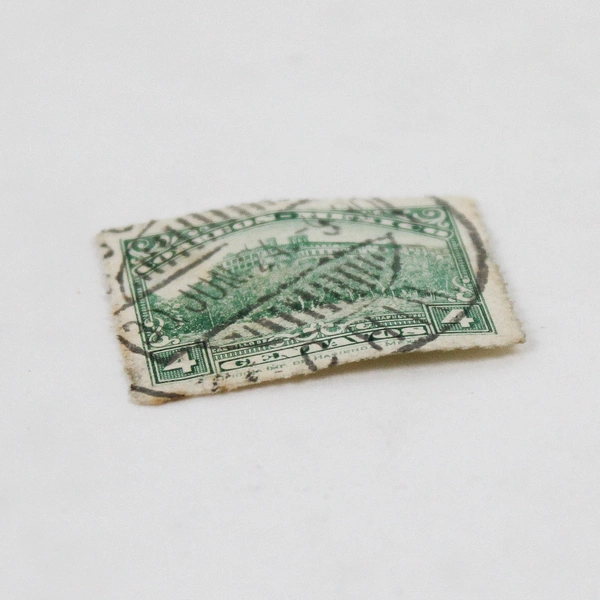 Mexico 1924 Chapultepec Castle 4 Centavos Stamp Used Canceled