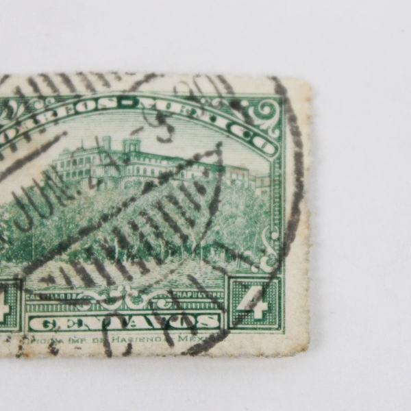 Mexico 1924 Chapultepec Castle 4 Centavos Stamp Used Canceled