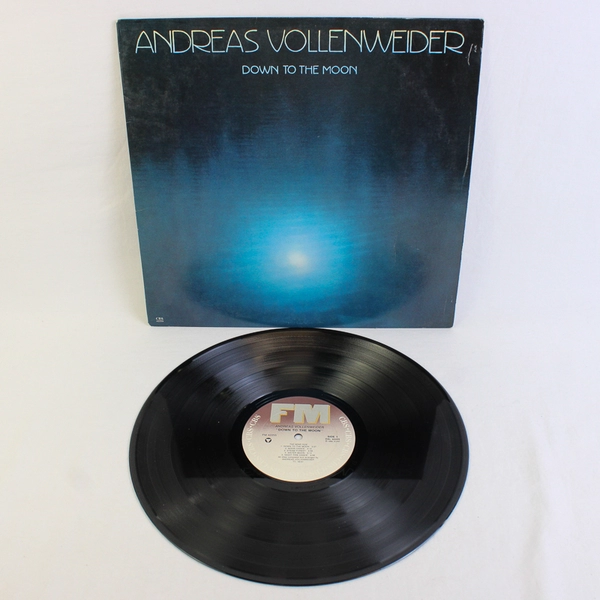 Andreas Vollenweider Down to the Moon  Record Album Vinyl LP