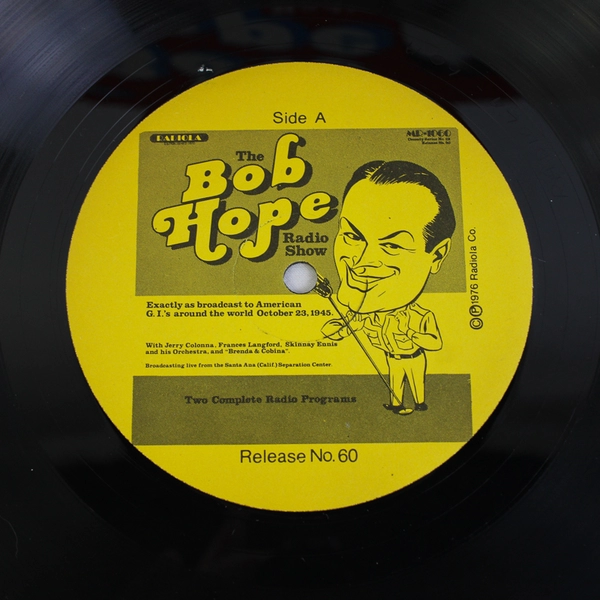 Radiola: The Bob Hope Radio Show, 12" 33 LP Vinyl Record Album