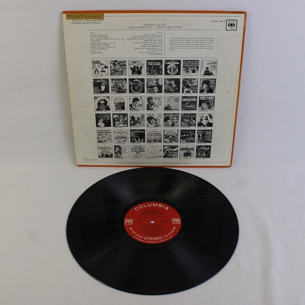Our Best To You Today’s Great Hits Today’s Great Stars LP Vinyl Record Album