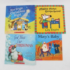 Lot of 4 Scholastic Children's Christmas Books Paperback 1996 to 2017