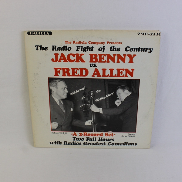Jack Benny VS Fred Allen The Radio Fight Of The Century 2 Record Set