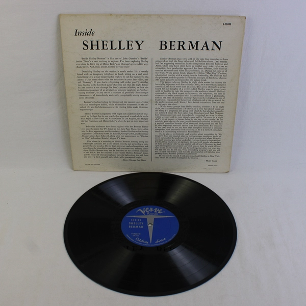 Shelley Berman Inside Shelley Berman Album Vinyl Record