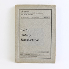 Electric Railway Transportation Bi-Monthly Issue Vol 37 No 1 January 1911 PB