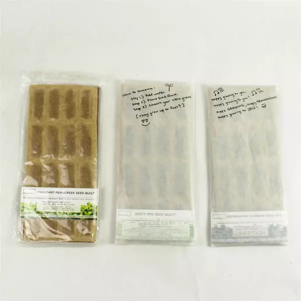 AeroGarden Salad Greens Seed Kit 3 Seed Mix Quilts New