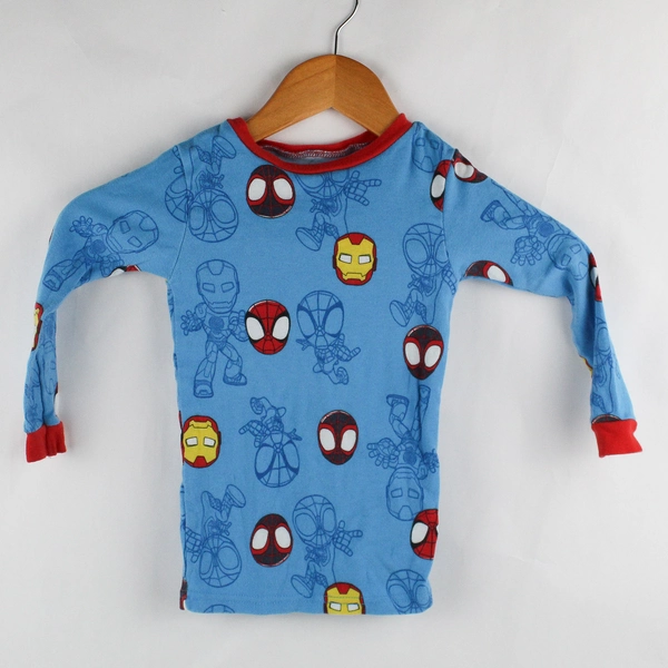 Marvel Spidey And His Amazing Friends Long-Sleeved Pajama Shirt Boys' Size 5