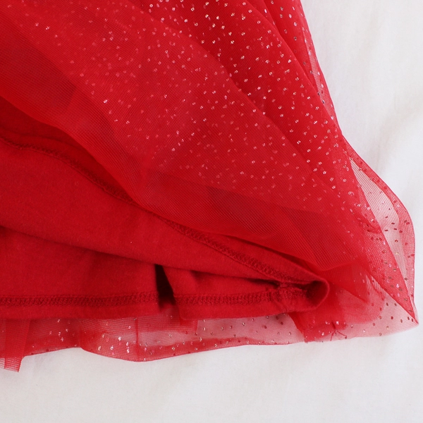 Way To Celebrate Heart Print Red Tutu Dress Girls' Size 3T