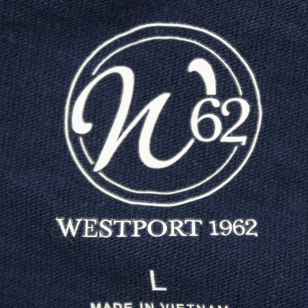 Westport Gold Pineapple Pattern Navy Blue Short-Sleeve T-Shirt Women's Large