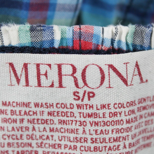 Merona Multicolor Plaid Cotton Pajama Pants Men's Size Small