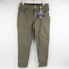 NWT Democracy Green Ankle Skimmer Curve Tapered Pants Women's Size 12