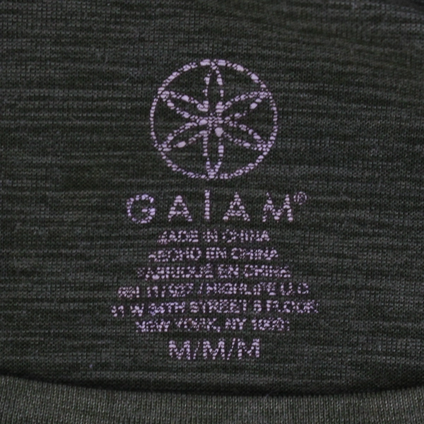Gaiam Green Short-Sleeved Athletic T-Shirt Men's Size Medium