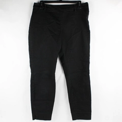 H&M Solid Black Tapered Leg Pants Women's Size 10