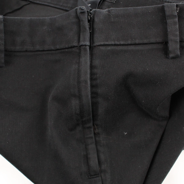 H&M Solid Black Tapered Leg Pants Women's Size 10