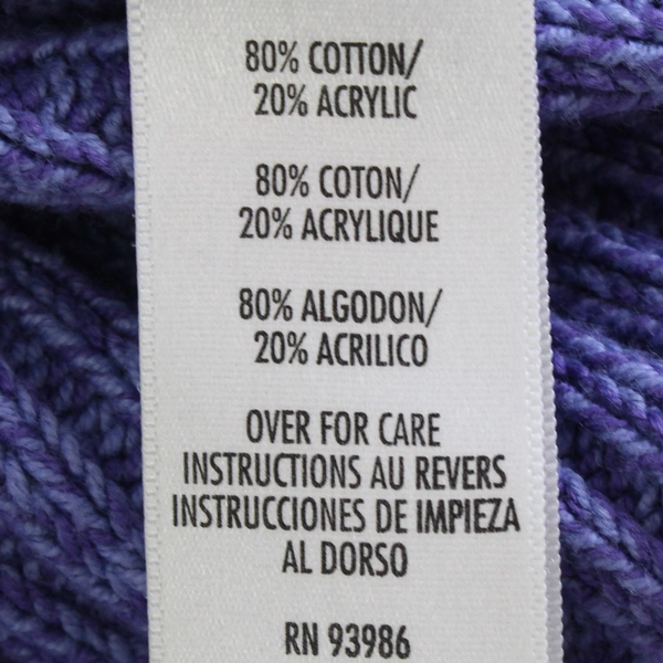 Casual Corner Lavender Purple Cowl Neck Sweater Women's Size Medium