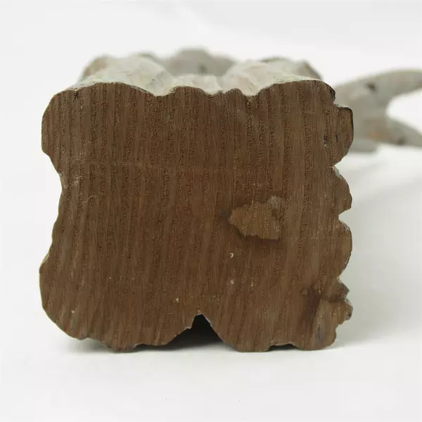 Rustic Driftwood Statue 12 in Coastal Natural Wooden Sculpture 