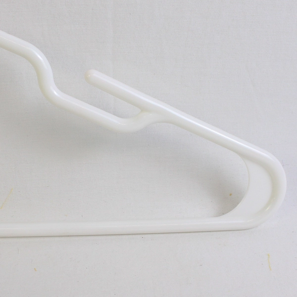 Mixed Lot of 10 White Plastic Clothes Hangers Closet Storage