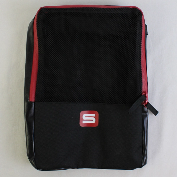 Sqairs Athletic Shoes Footwear Carry Bag Black and Red