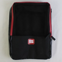 Sqairs Athletic Shoes Footwear Carry Bag Black and Red