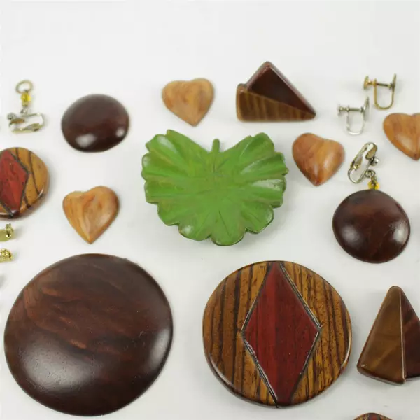 Wooden Shapes & Mixed Jewelry Making Supplies Assortment for Crafts