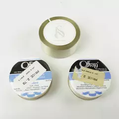 Lot of 3 Ribbons Offray Beige & Suzanne Kassler Bronze Craft Trim