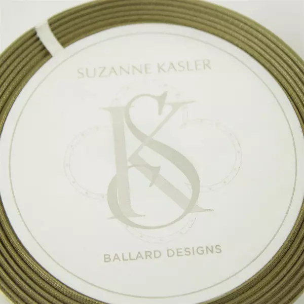 Lot of 3 Ribbons Offray Beige & Suzanne Kassler Bronze Craft Trim