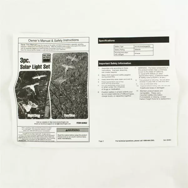 Solar Stake Light Hummingbird Dragonfly Butterfly Color Changing LED