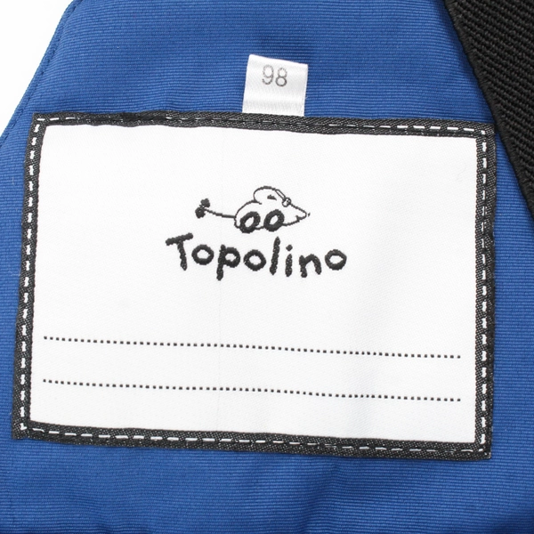 Topolino Kids 2T-3T Blue Insulated Snow Pants w/Black Adjustable Suspenders