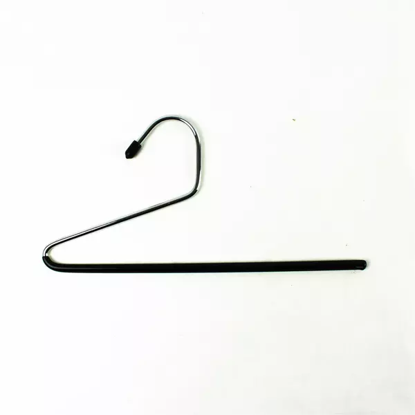 Lot of 11 White Black Silver Plastic Clothes Hangers 10+1 Pants Hanger