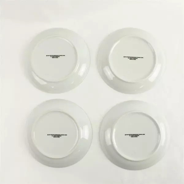 Set of 4 Pier 1 Imports Cheese Plates 6.5" x 6.5"