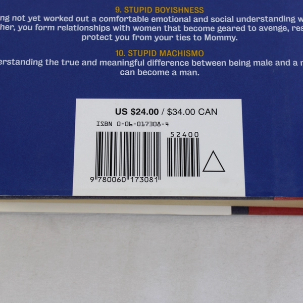 Ten Stupid Things Men Do to Mess up Their Lives Laura Schlessinger 1997 HC 1st 