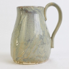 Handmade Pottery Ceramic Muted Tones Mug Vase Glaze Flaws