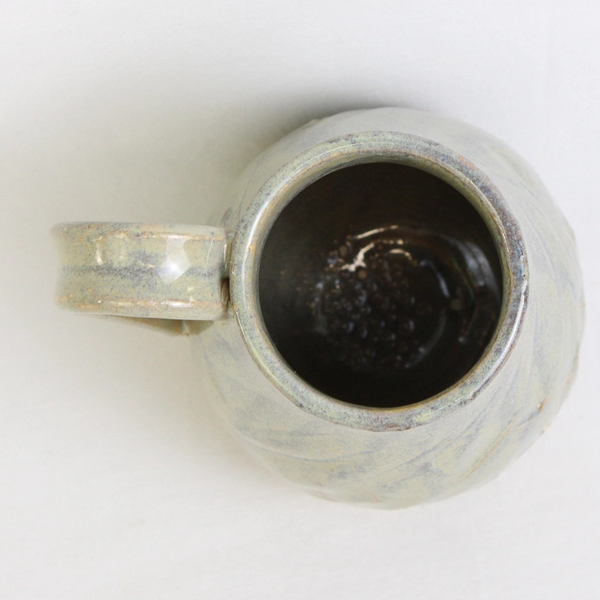 Handmade Pottery Ceramic Muted Tones Mug Vase Glaze Flaws