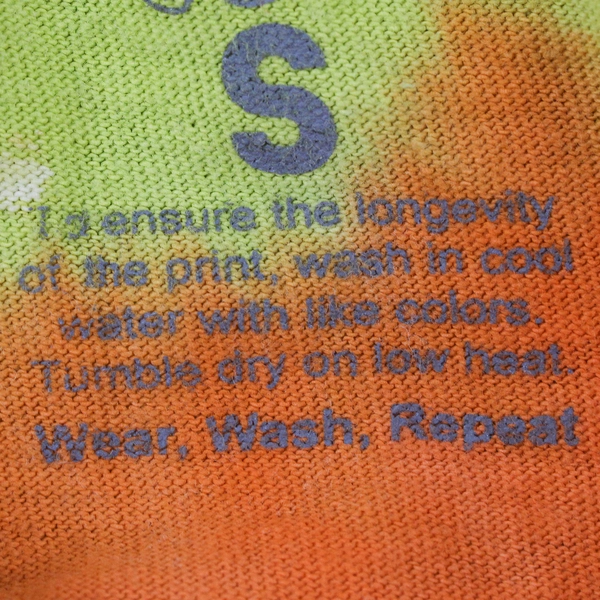 H.E.X Unisex S Alien UFO Tie Dye Graphic Short Sleeve 100% Cotton T-Shirt