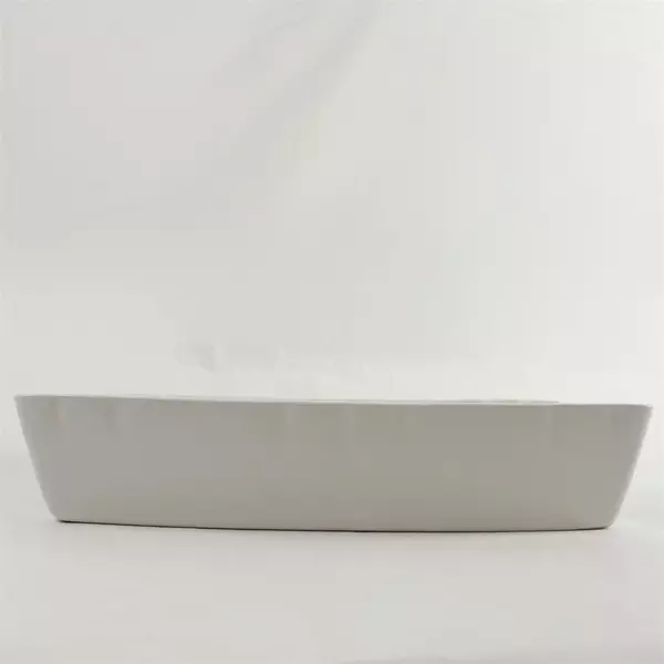 Deltis White Stoneware Rectangular Baking Dish 