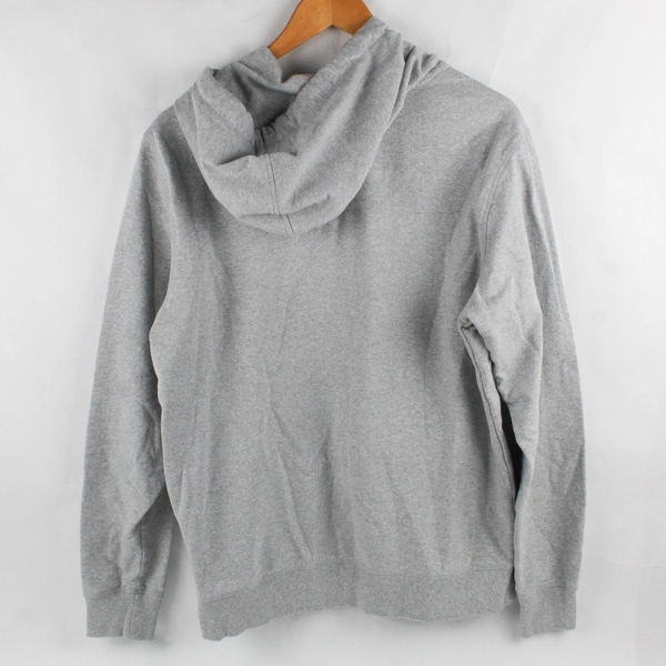 District Amazon Men's M Gray Pullover with Drawstring Hoodie