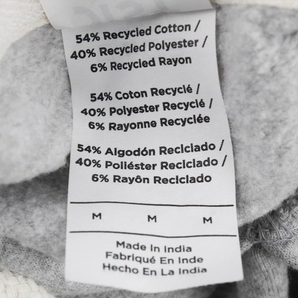 District Amazon Men's M Gray Pullover with Drawstring Hoodie