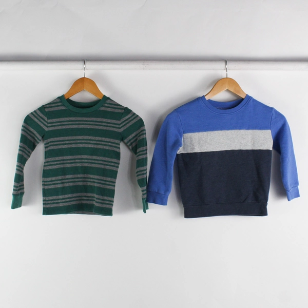 Lot of 5 Jumping Beans Toddler Boys 5T Long Sleeve Shirts and Sweaters