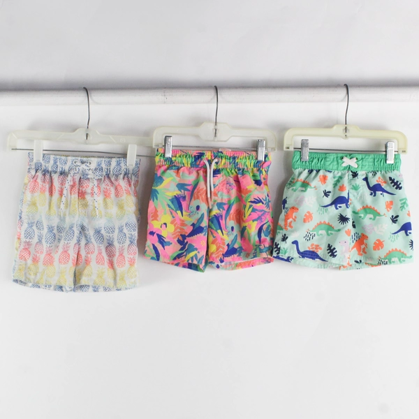 Lot of 3 Cat & Jack and GAP Baby 4T Swim Trunks Multicolor and Patterned