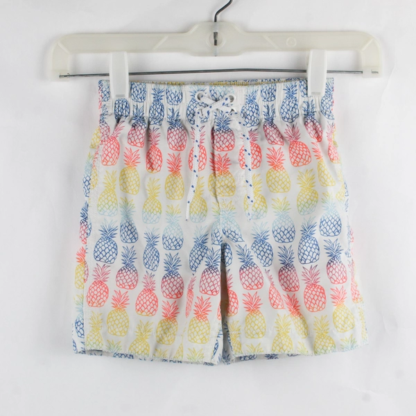 Lot of 3 Cat & Jack and GAP Baby 4T Swim Trunks Multicolor and Patterned