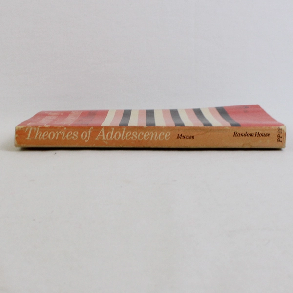 Vintage Theories of Adolescence by Rolf E Muuss 1966 Paperback 