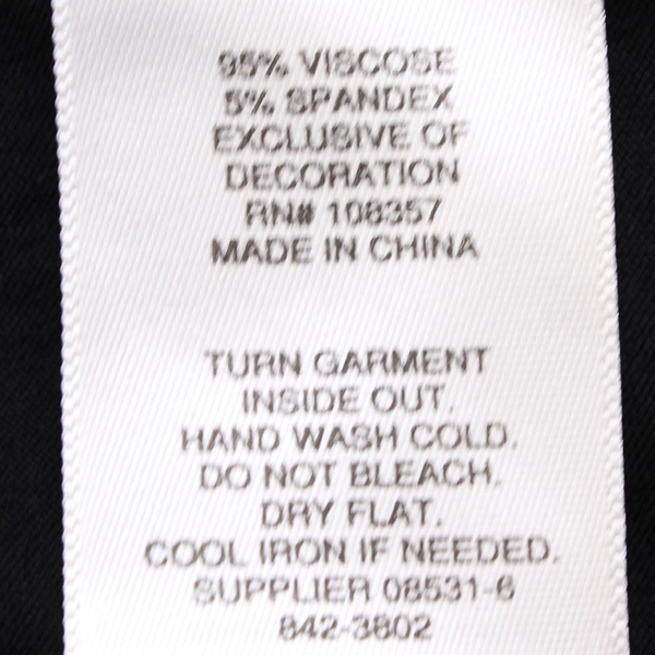 A.N.A. A New Approach Women’s M Black Open Front Semi-Sheer Bottom Hem Cardigan