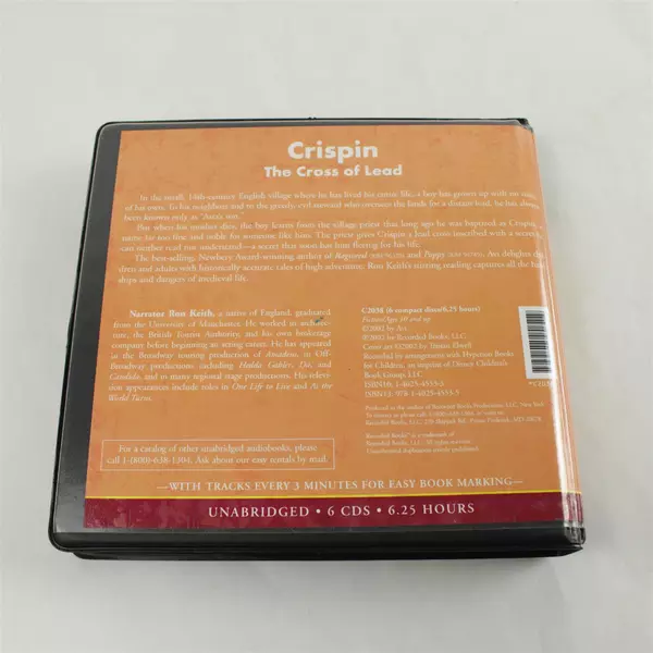 Crispin: The Cross of Lead by Avi Audiobook Performed by Ron Keith