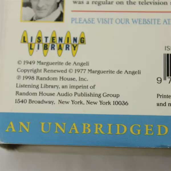 The Door in the Wall Marguerite De Angeli Audiobook Cassette Roger Rees