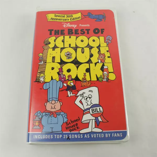 Disney The Best of School House Rock VHS 2002 30th Anniversary Special