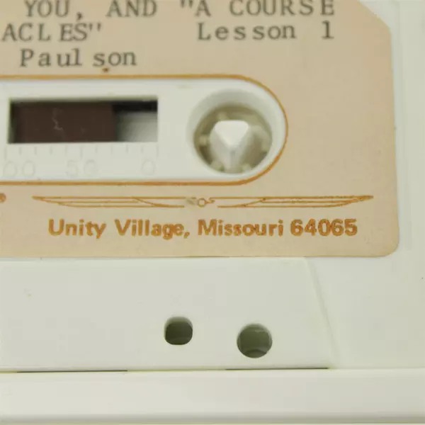 Unity You & A Course in Miracles J. Sig Paulson Audiobook Cassettes