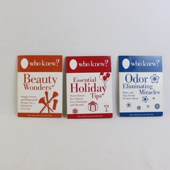 Lot of 3 Who Knew? Books By Bruce Lubin Jeanne Bossolina-Lubin 2012-2013 PB