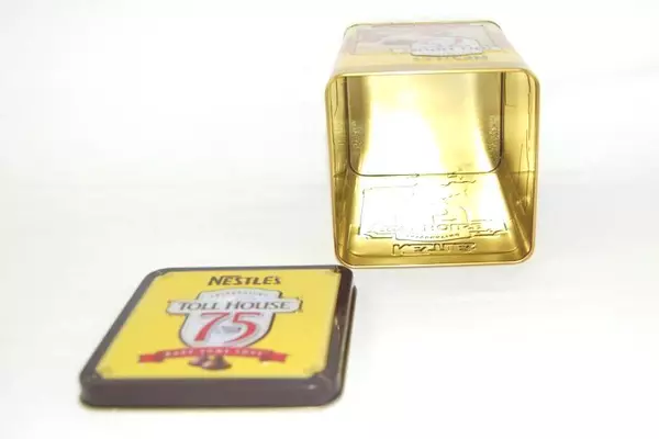Nestle's 75th Anniversary Toll House Tin Empty Collectible Container