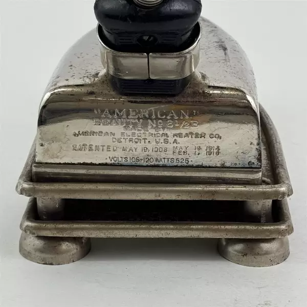 Antique American Beauty Iron With Stand Model No. 6 1/2 B  