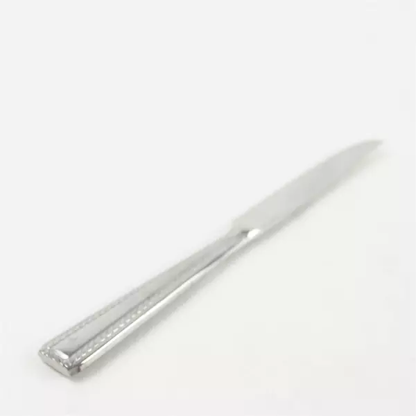 Set of 4 Oneida Flourish Stainless French Solid Dinner Knives 9.5"